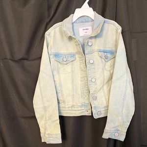 Little girls jean jacket, size 8 (M)